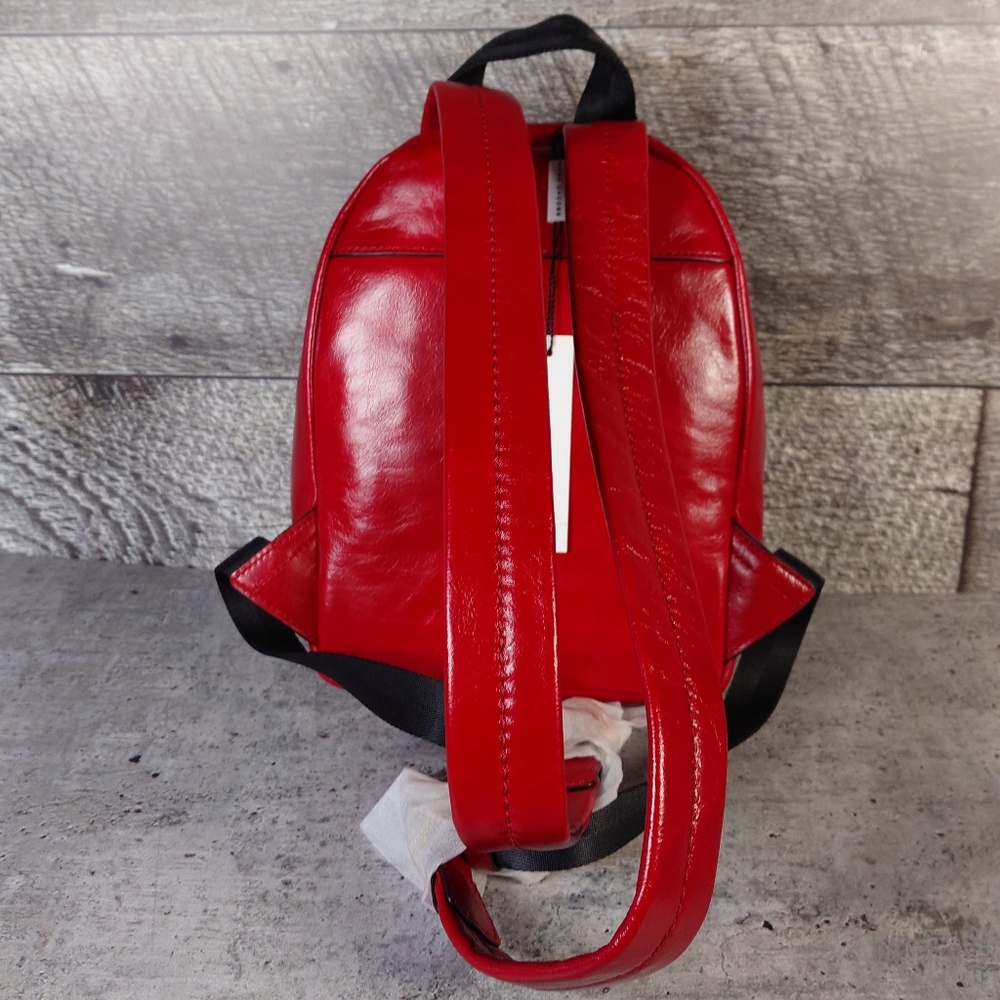 Marc Jacobs Red Leather Backpack - Picture 2 of 12